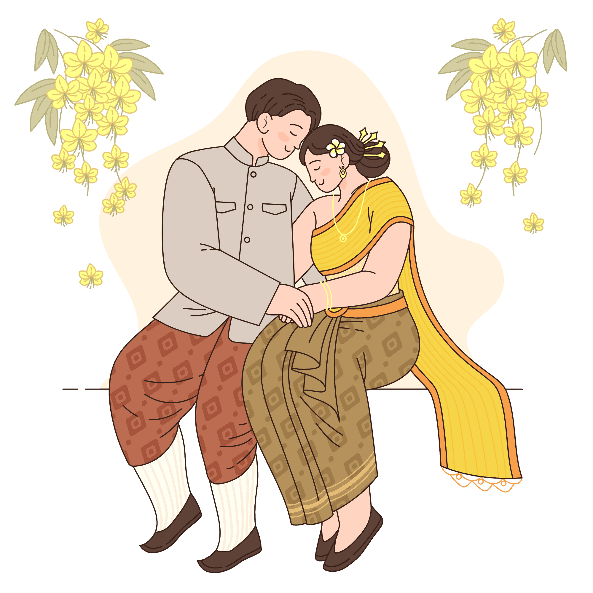 Happy couple